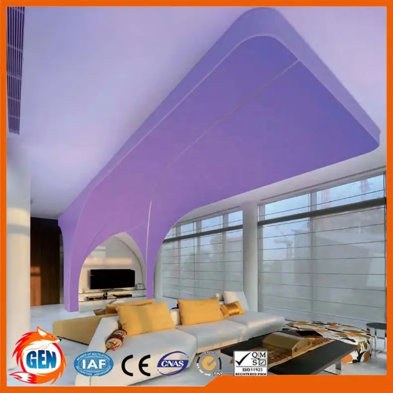 P.o.p Design False Ceiling PVC Stretch Ceiling Materials Cheap Factory Price