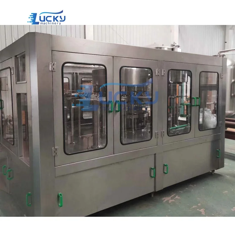 Complete Fruit bottle juice filling sealing machine / juice bottle liquid filling production