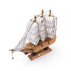 Tall Ship Miniature Marine Wood Maritime Boat Nautical Sailing Ship Home Desk Decoration Decor Crafts Wooden Boat Models