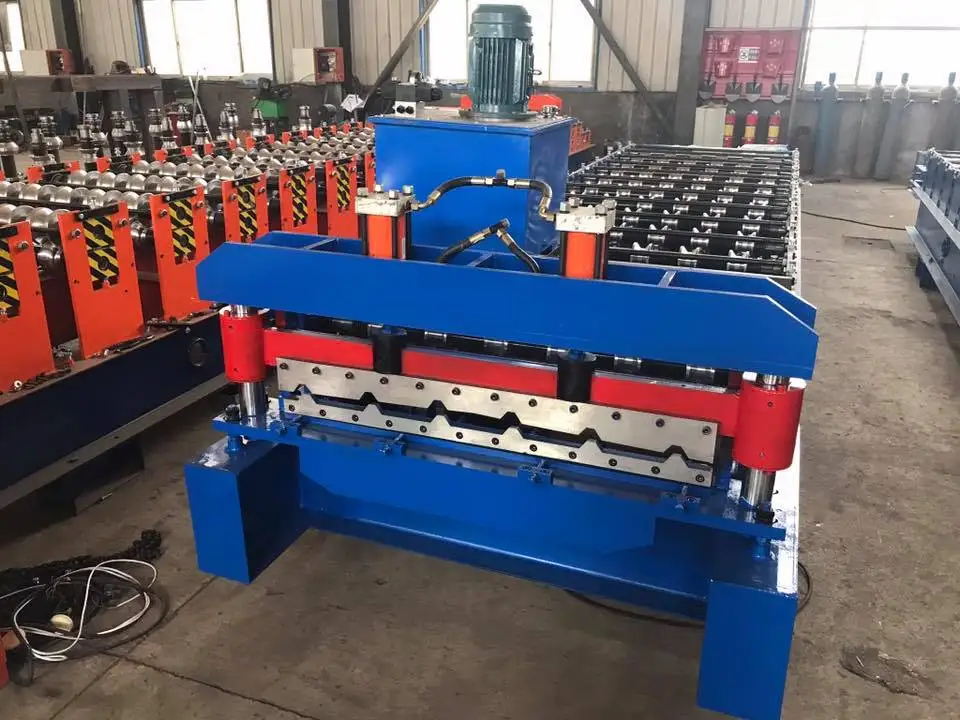 Roofing Sheet Bend IBR Galvanized Cold Roll Forming Machine For Roof Panel
