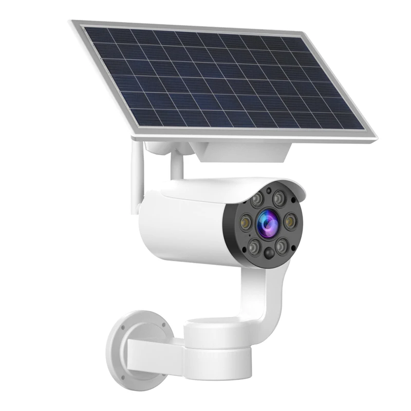 3MP Solar Camera 6000mAh Rechargeable Battery Panel Outdoor IP66 PIR Motion Wireless WIFI IP Camera Video Surveillance