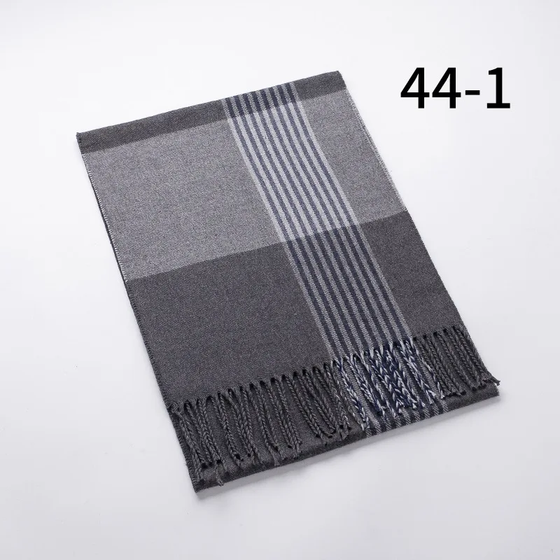 Custom Winter Scarf Women Plaid Scarves With Tassel