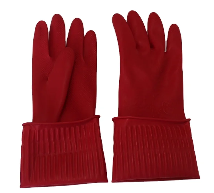 Hot Sell Winter Kitchen Washing Long Latex Cleaning Gloves