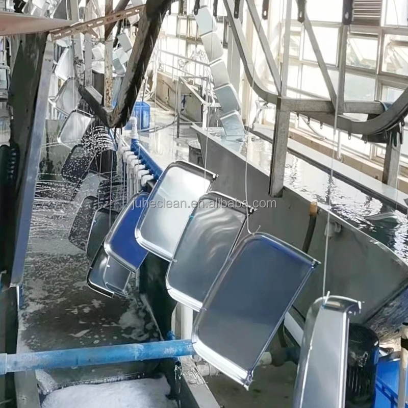 electroplating industry monorail ultrasonic and pressure parts washers for stainless steel parts oil and wax removal cleaning