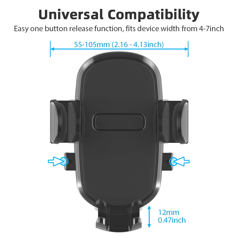 Car Mobile Holder 2022 Upgraded Cell Phone Holder Car Hands Free Car Phone Holder Mount Fit For Smartphone