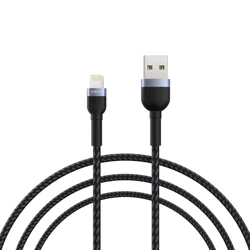 Wopow 2.4A Aluminum Alloy  Fast Charge Lightning Cable for Iphone 11 X Xs X Max Data Cables