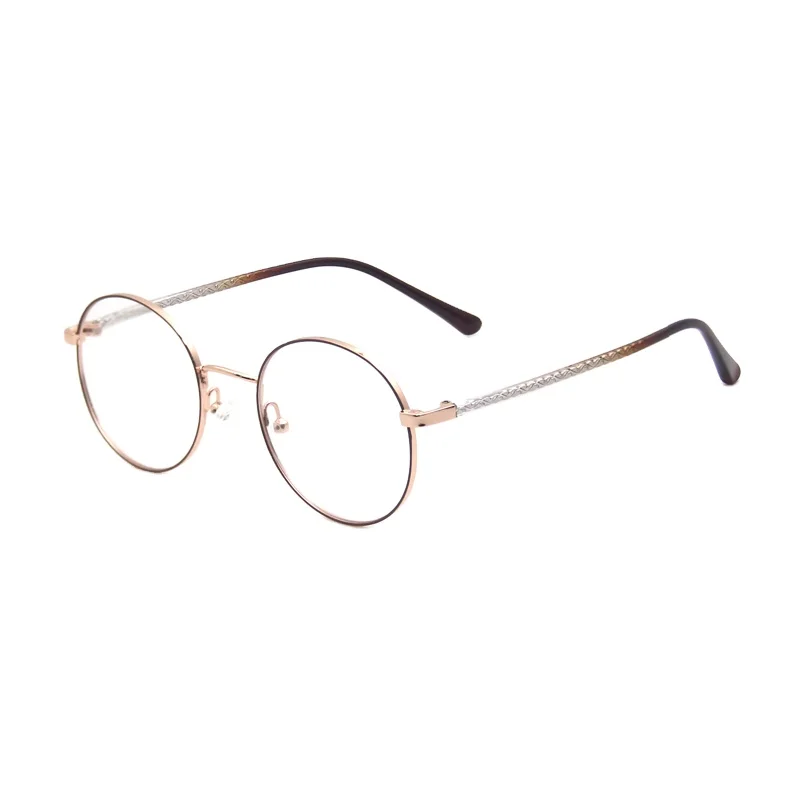 Glasses Metal Full Material Frontal for All Manners Customized logo Collections Metal Optical Frames Eyewear