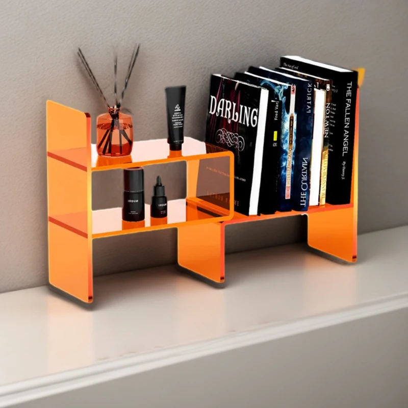 New design Colorful furniture Acrylic plexiglass book shelf modern  home wall book shelves lucite book shelves