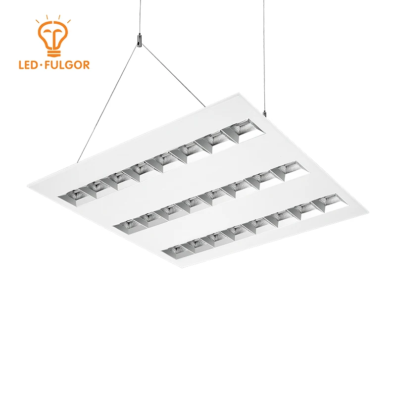 
2x2 Recessed Led Ceiling Panel Light ,595*595 suspension mounted Led Panel Light With Optics Lens 