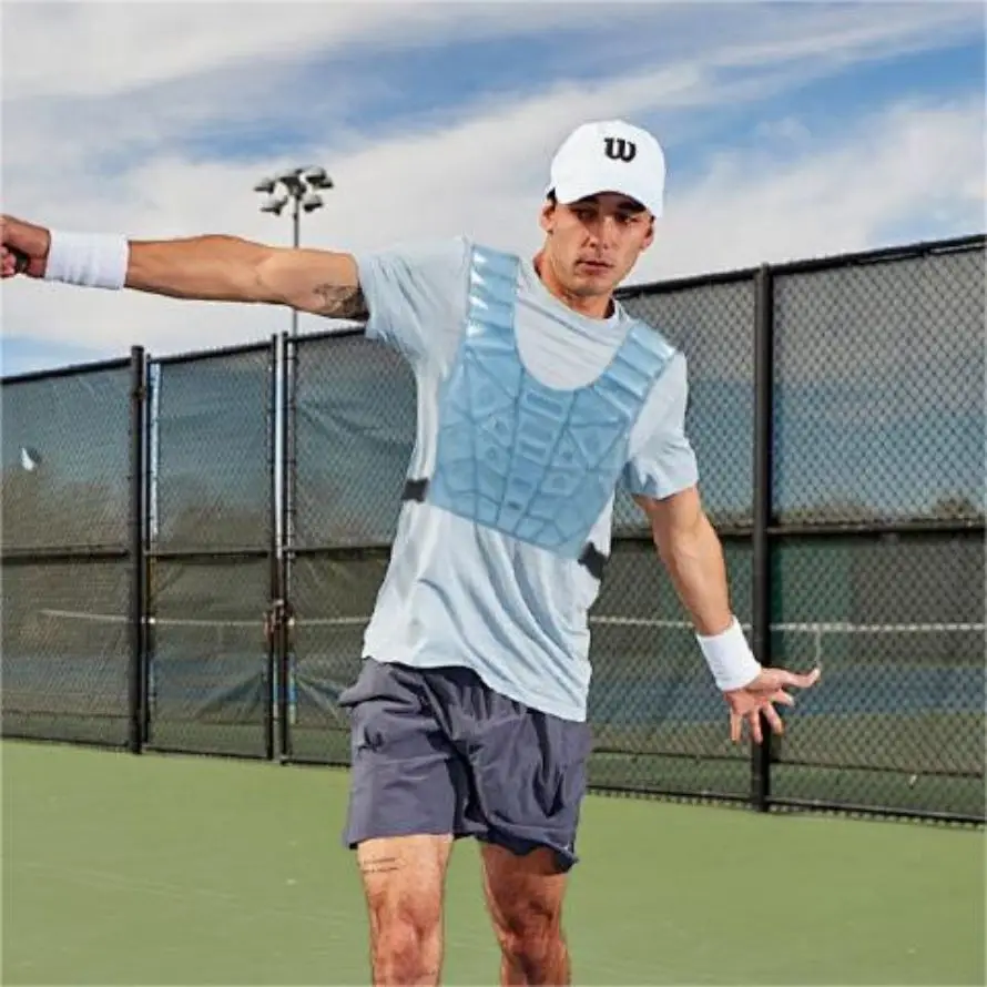 Hot Sale OEM Men Outdoor Activities Blue PCM Phase Change Material Cooling Vest