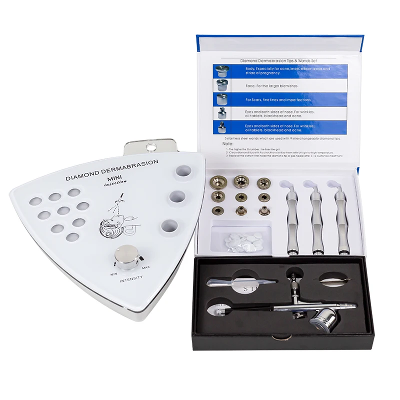 2 in 1 microdermabrasion oxygen sprayer diamond peel skin care machine