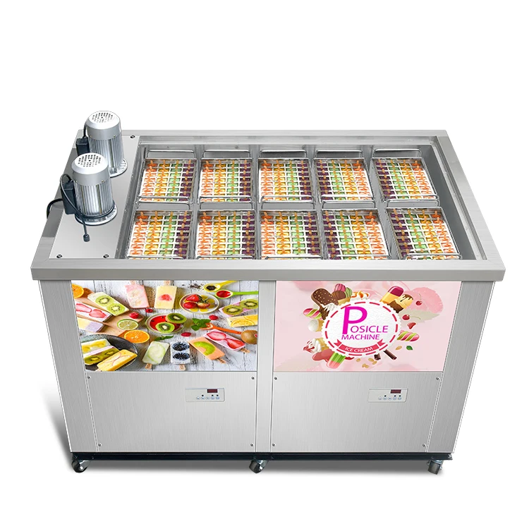 Kolice 10 Molds Basket Style Ataforma Finamac Fruit Popsicle Ice Cream Machine/ice Lolly Making Pop Machine