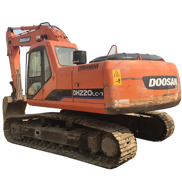 South Korea secondhand 220 Used Doosan DH220 DH220lc-7 20 ton Crawler Digger/DH225 Hydraulic Excavator