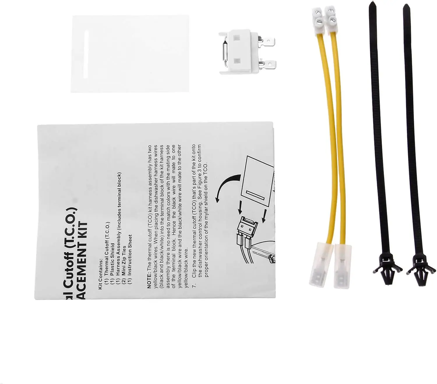 8193762  Dishwasher Thermal  Fuse for Whirlpool KitchenAid  Dishwasher Replaces 8269213 AP3178588 PS774514 ER8193762 959376