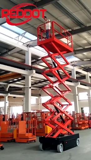 Full Electric Self-Propelled 6000mm 8000mm High Scissor Lift Table Lift Work Platform