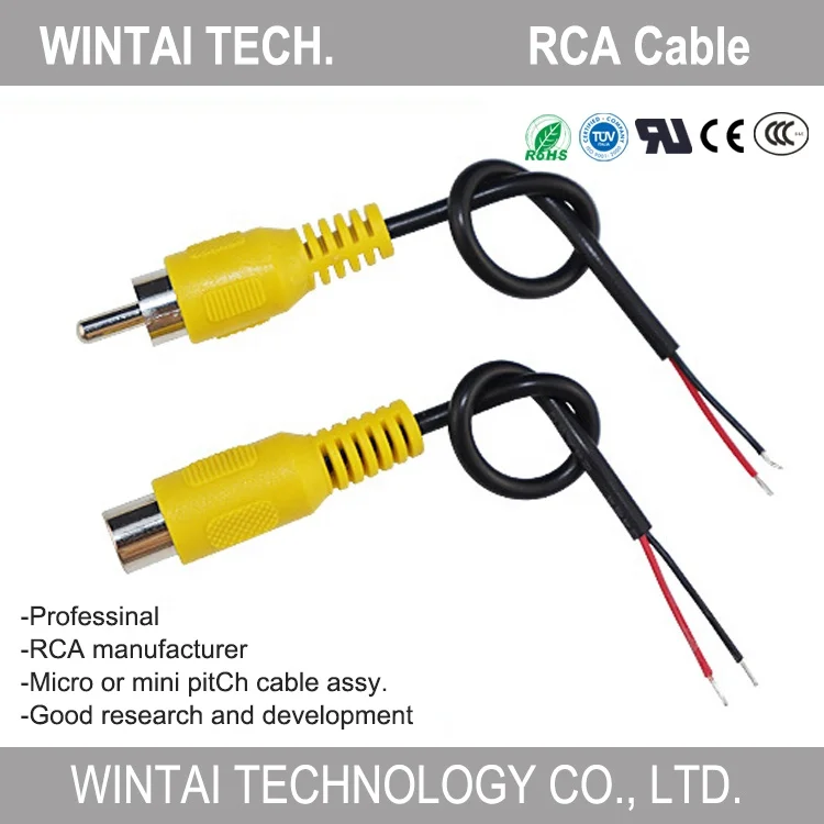 Wintai-tech China 3.5 to RCA Audio Cable Supplier 3.5 Audio Cable Factory RCA Audio Cable Manufacturer