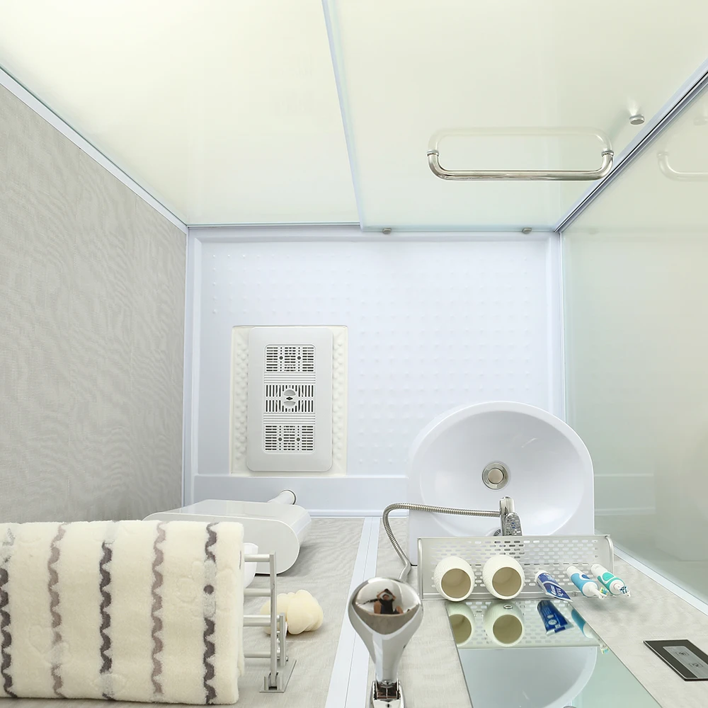 All In One Bathroom Unit Prefabricated Modular Shower Room With Toliet