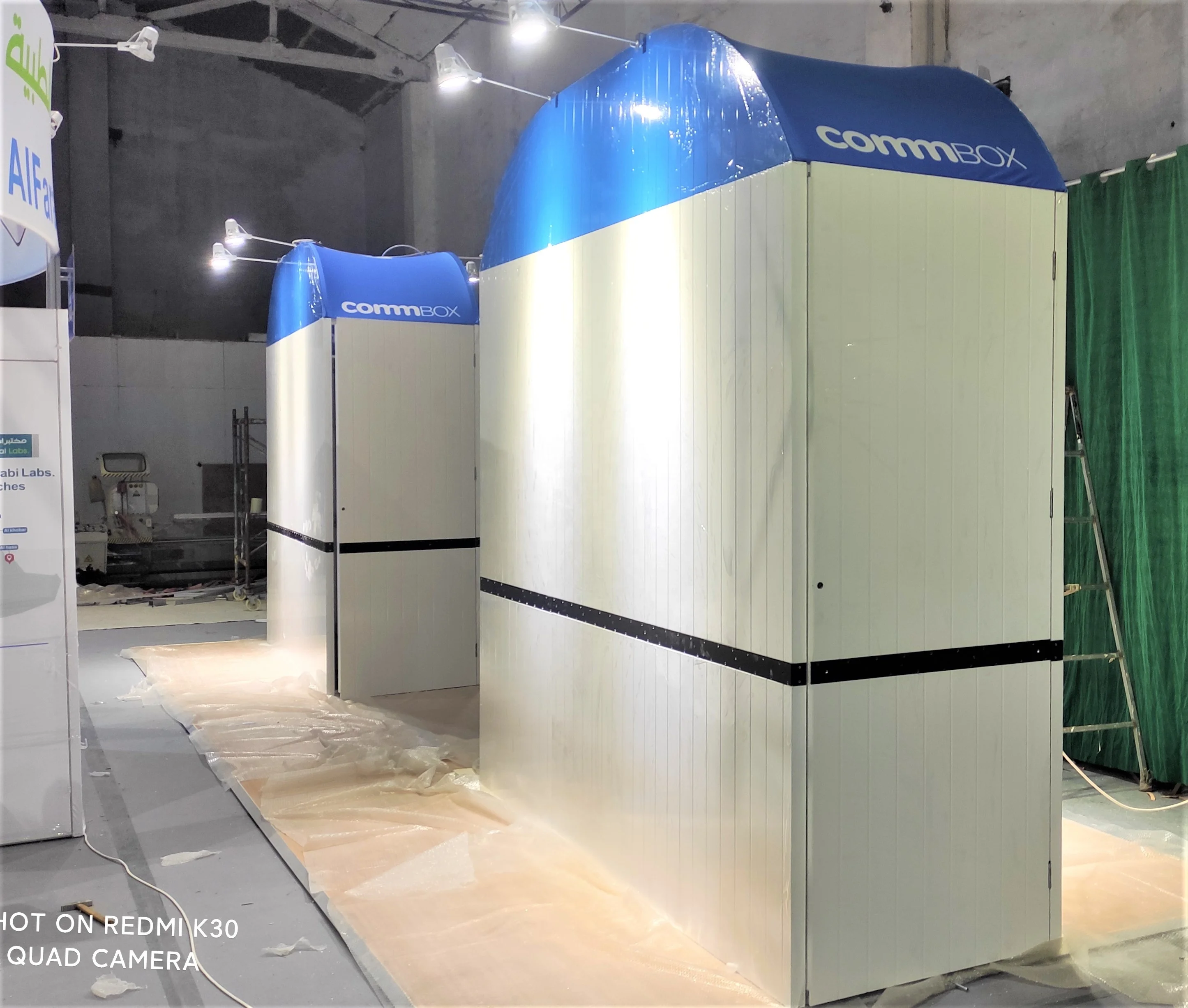 Detian Offer modular portable exhibition booth trade show stand size change freely