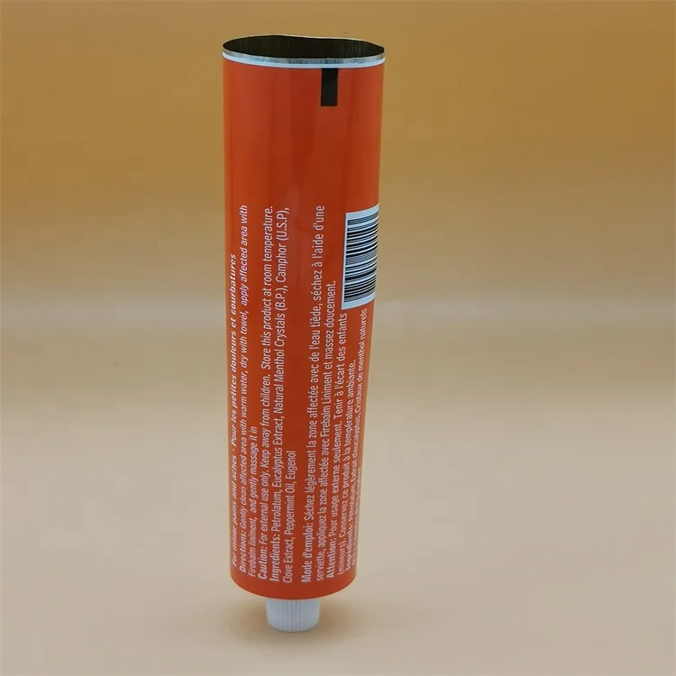 10ml 100ml Pure Aluminum Tube Collapsible Metal cosmetic tube  for Hair Color toothpaste Packaging