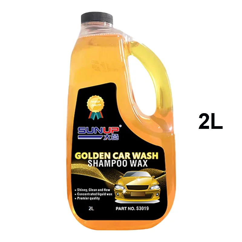 Super Concentrated Car Wash Shampoo Waterless Carnauba Wax Premium Gold for Car Cleaning and Car Care