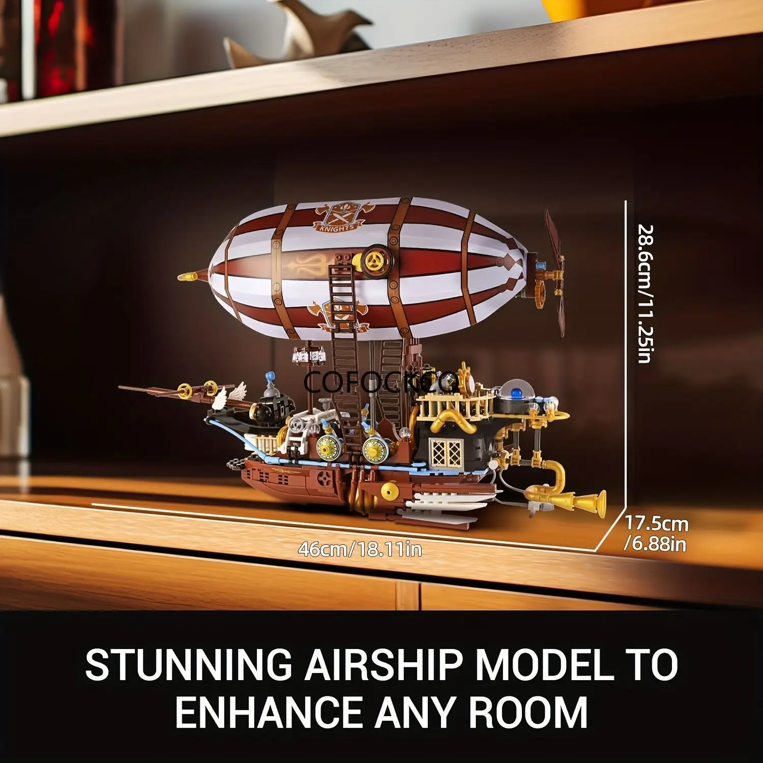 92201 Airship Steampunk Building Blocks Sci-fi Spaceship Dragon Attack Pirate Ship Sailboat Model Brick Toy Kid Adult For Gift