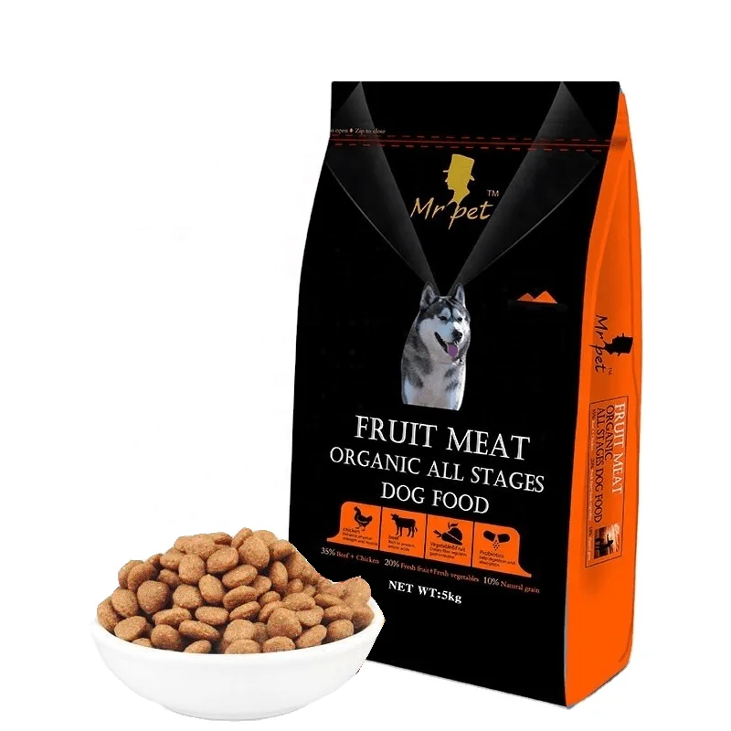 Mr.pet pet all stages dog food 500g 5kg 15kg cheapest dog pet food oem manufacturing supplies