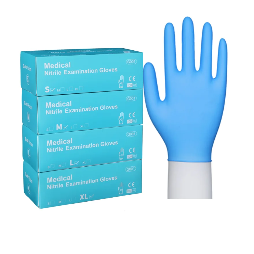 Disposable Gloves Nitrile China Factory Powder Free Quality Exam Glove