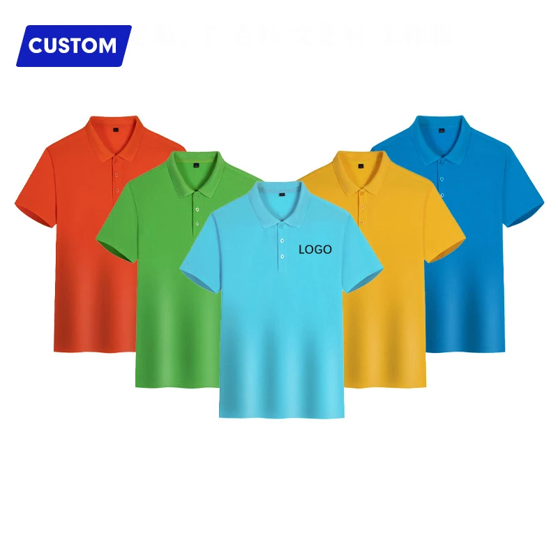 High Quality Custom Design Kids School Polo Shirt Boys and Girls Summer Short Sleeve Tshirts  Primary School Uniforms