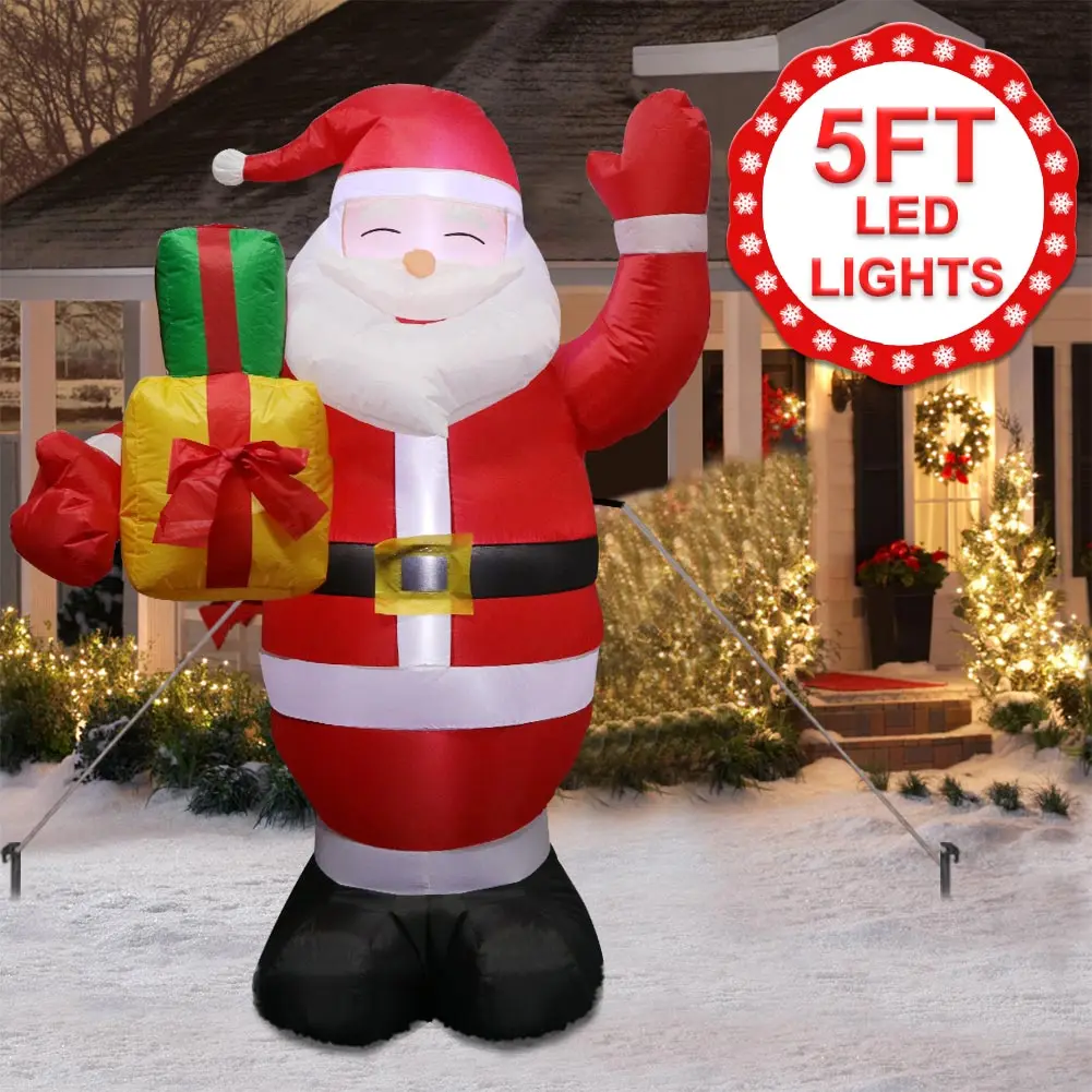 OurWarm hot selling clause inflatable christmas santa