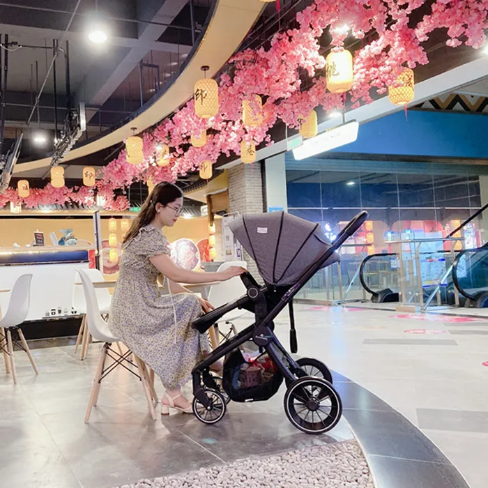 2021 travel system newborn leather baby walker  wagon 3 in 1 baby stroller for kids