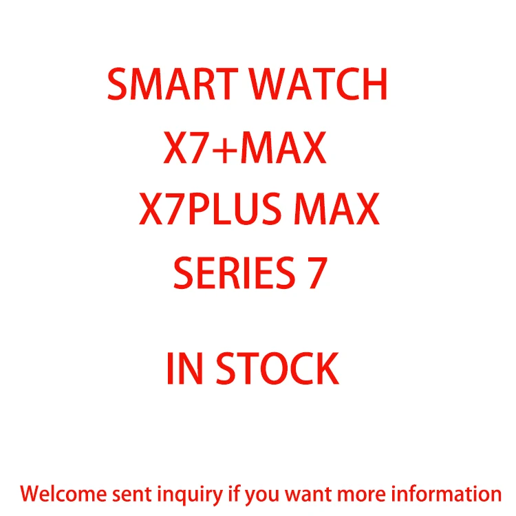 New arrive X7+MAX citizen watch 7 full touch screen waterproof sport bracelet blood pressure blood oxygen series7 smart watch