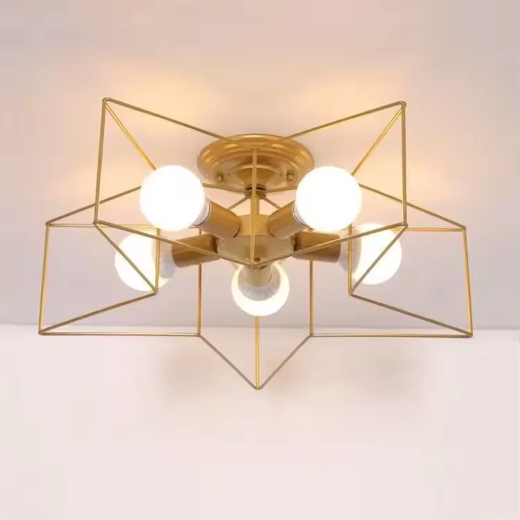 Новый дизайн современный индивидуальный модный Декор восьмиугольный светодиодный потолочный светильник столовая спальня гостиная