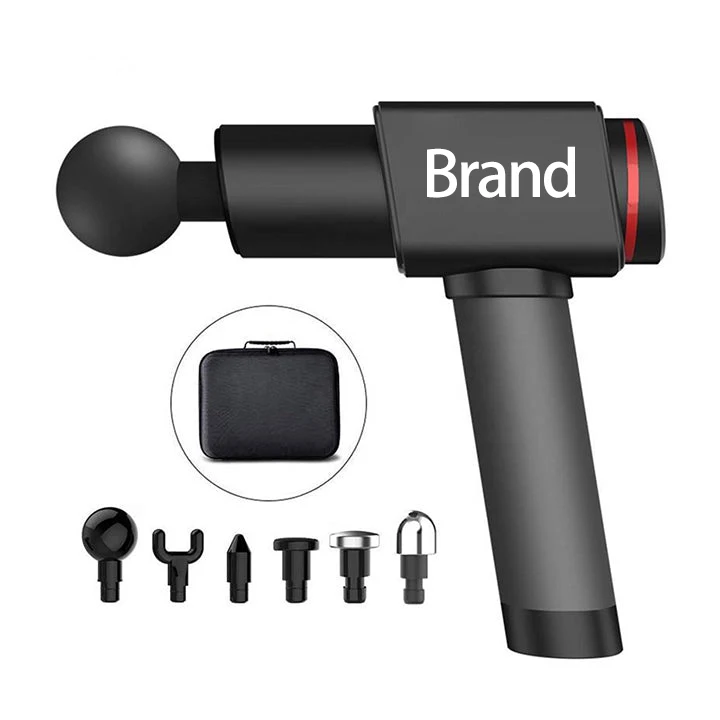 drop shipping brushless motor 2022 new vibrating percussion 6 gear professional deep tissue massage gun