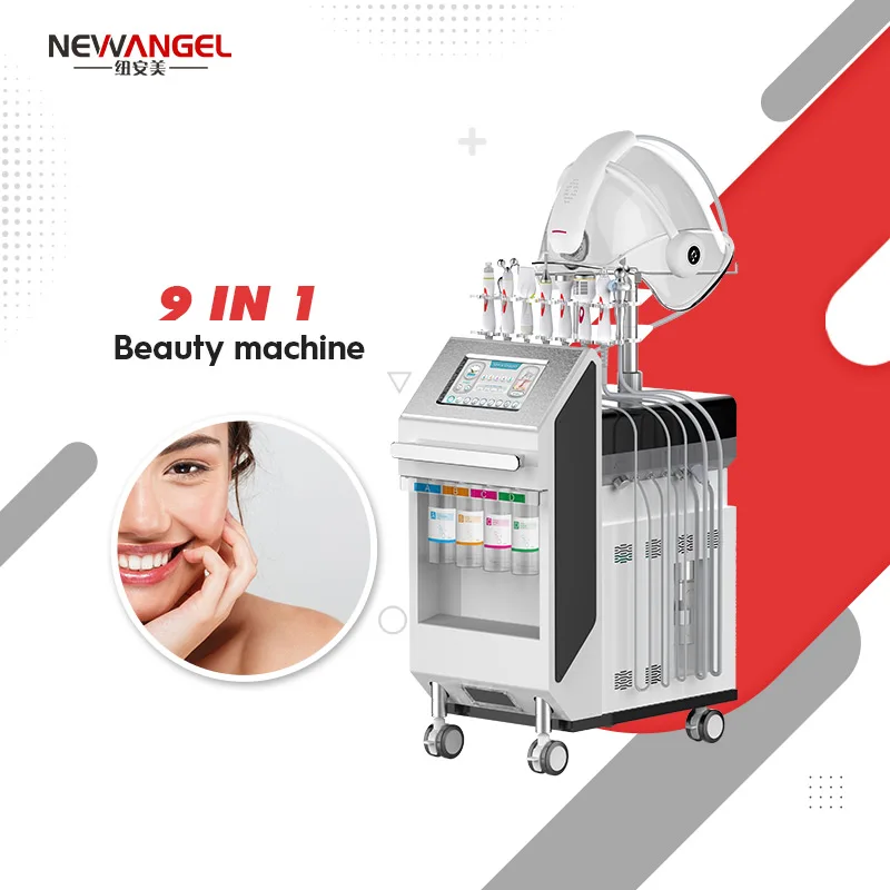 Professional Skin Rejuvenation Oxygen hydra Jet Water Peeling Facial Machine With Skin Analysis