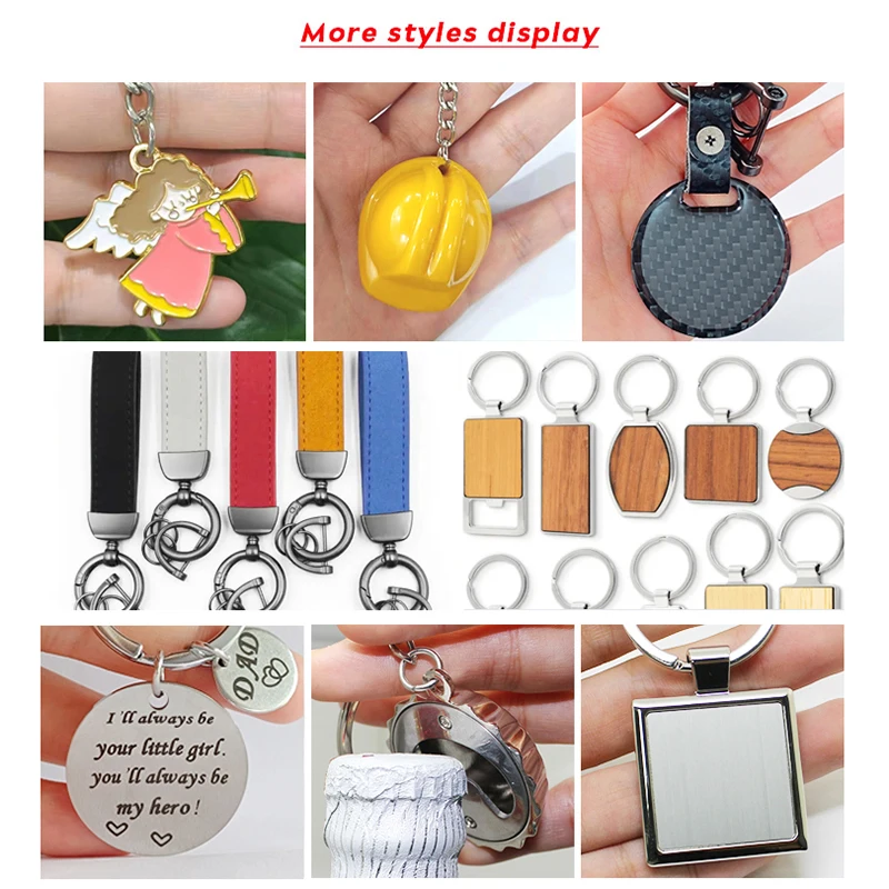 Customized Zinc Alloy Cute Letter Animal Star Heart Car Shape Soft Hard Enamel Flag Key Holder Pendant Metal Enamel Keychain