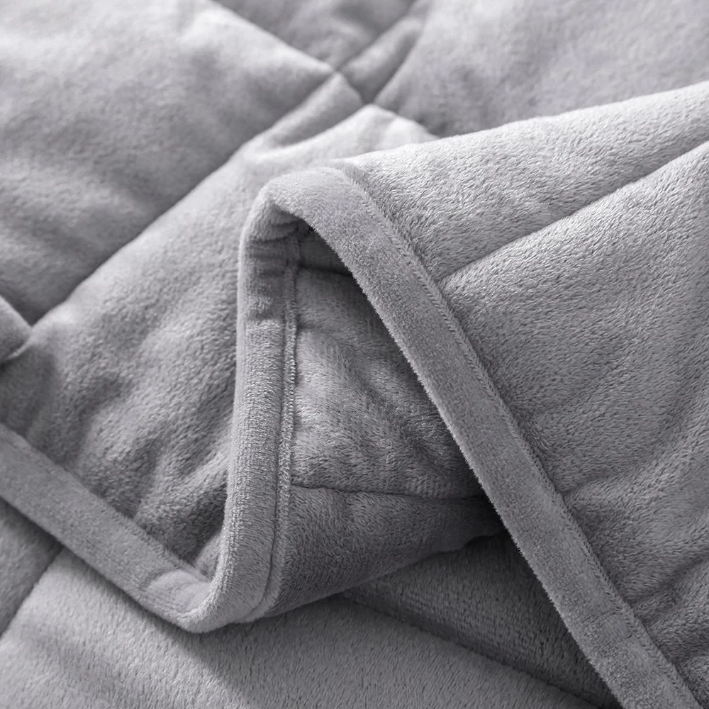 Panic Buying High Quality Cooling Therapy Weighted Blanket  for Anxiety Relief Use Quilted Technique