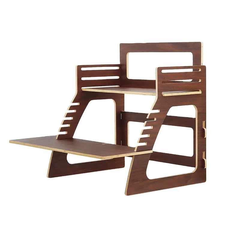 Standing Lift Desk Stand Wooden Desk Stand Keyboard And Mouse Computer Elevator