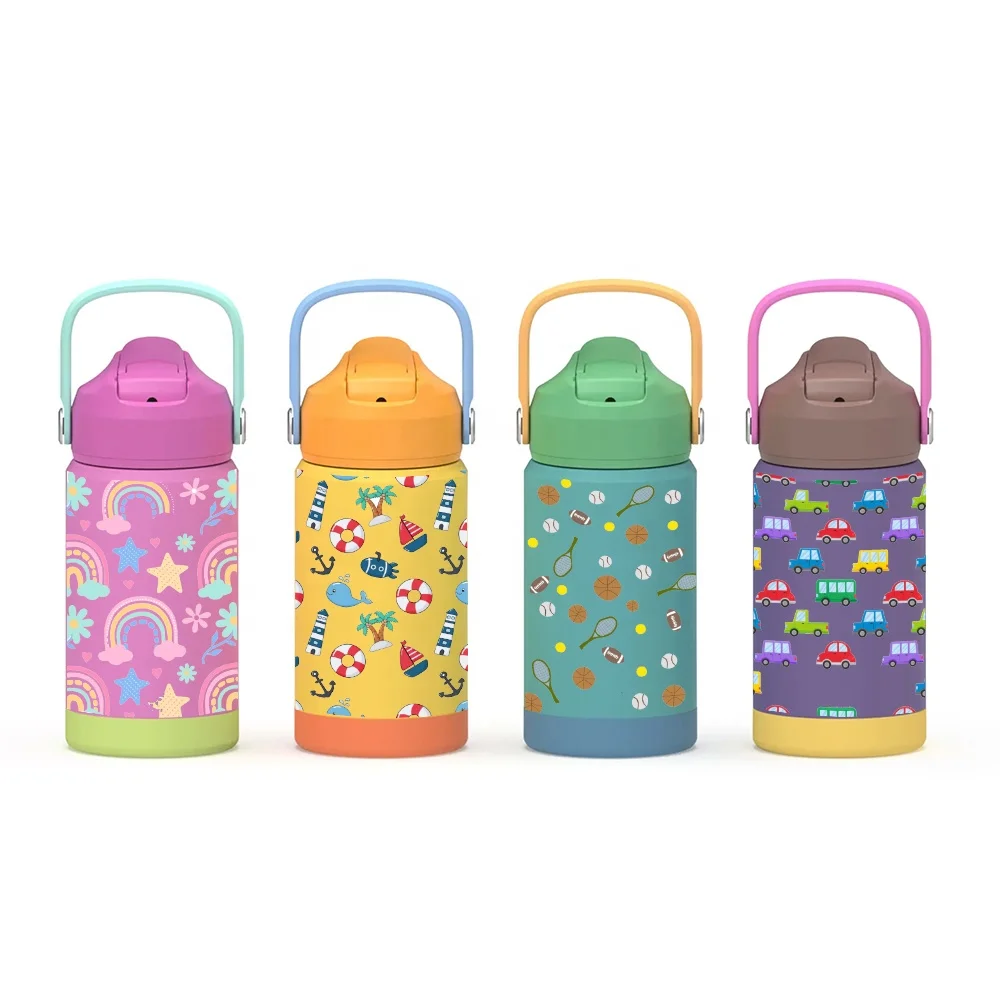 Hot Sales Kids Kawaii Cartoon Animal Water Bottle Kids Children Water Bottle Children Portable Stainless Water Bottle