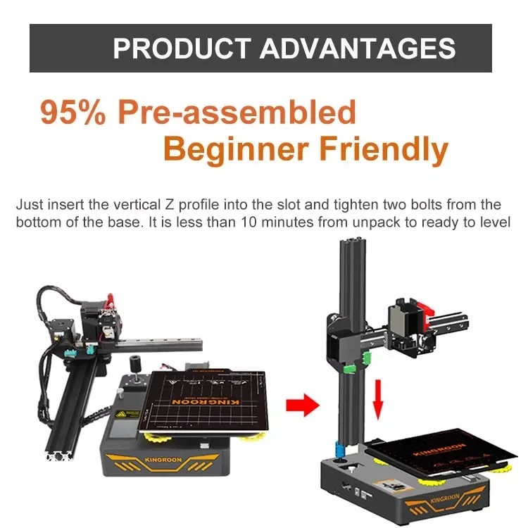 High Speed 3D Printer Filament PLA ABS FDM 3D wall Printer Dropship Education 3D Printers