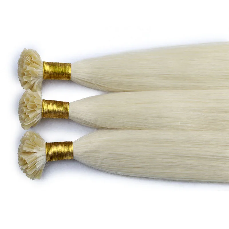 Двойные нарисованные русские натуральные волосы Remy U Tip для наращивания человеческих волос