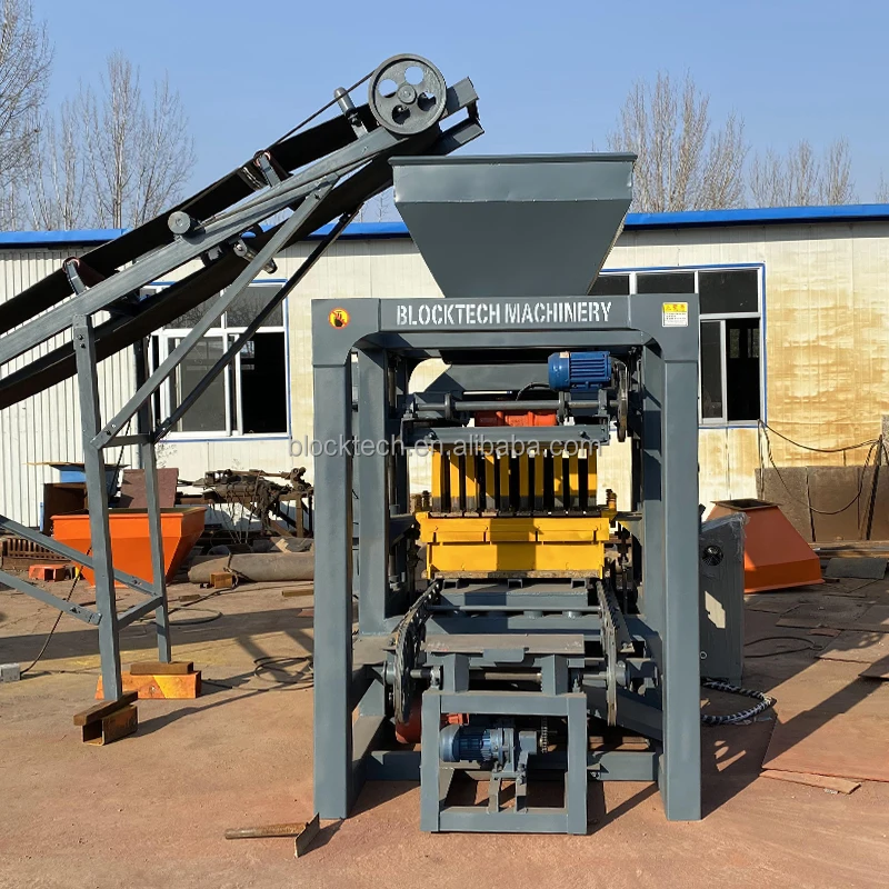 QT4 24 hydraulic pressure hollow block making machine for sale