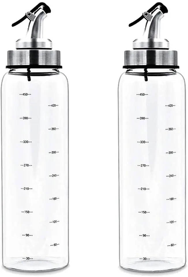 Glass Olive Oil And Vinegar Dispenser No-drip Glass Olive Oil Bottle Glass Oil Bottle Lead-free