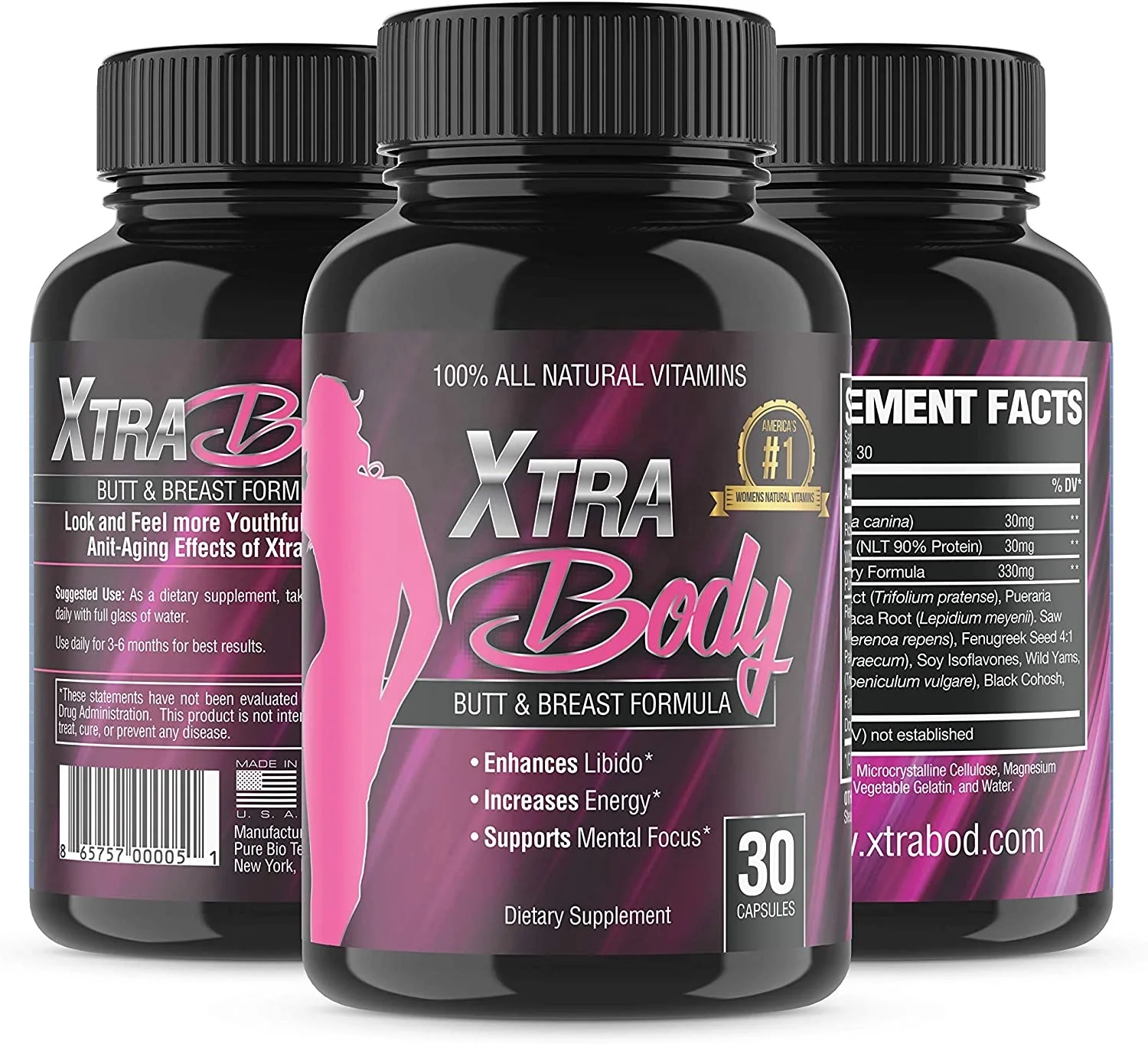 OEM/ODM натуральные жевательные резинки для ягодиц и бедер, клубничный вкус, жевательные резинки для ягодиц и бедер