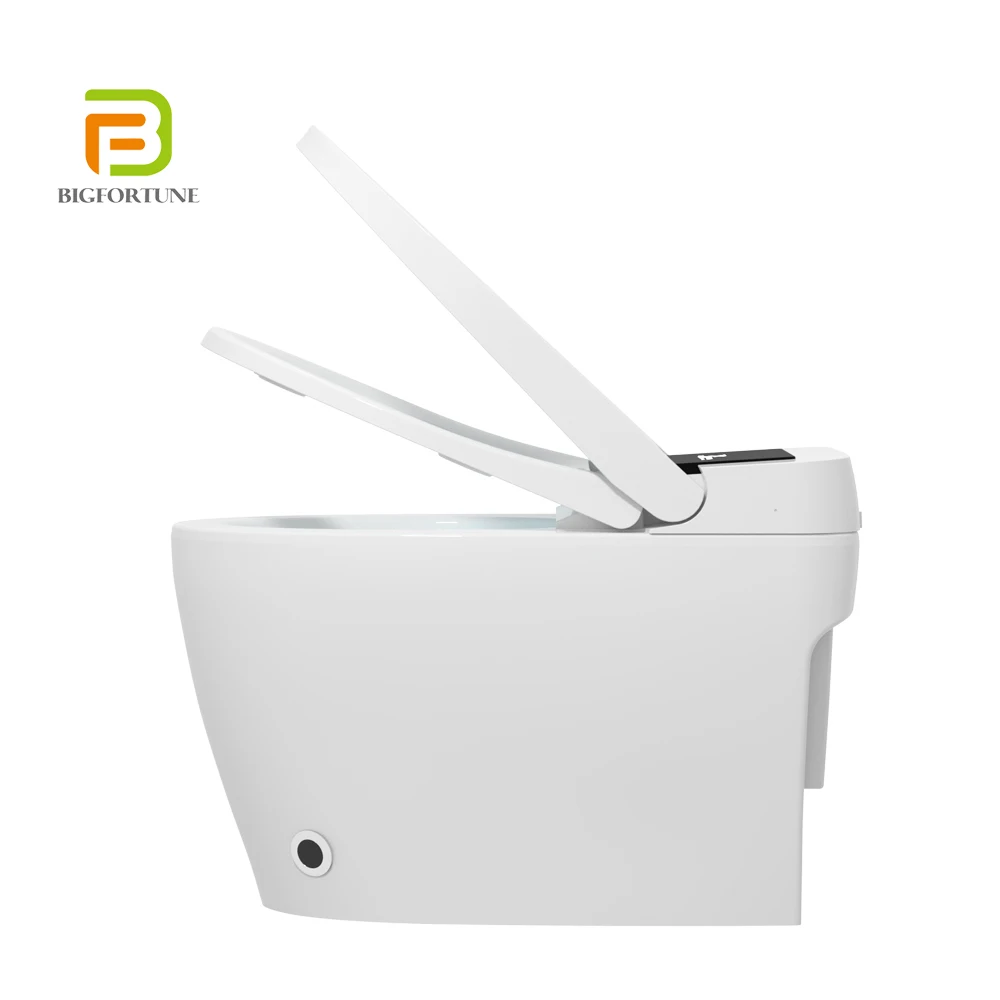 High end auto washing automatic self cleaning public wc intelligent toilet water spray smart toilet