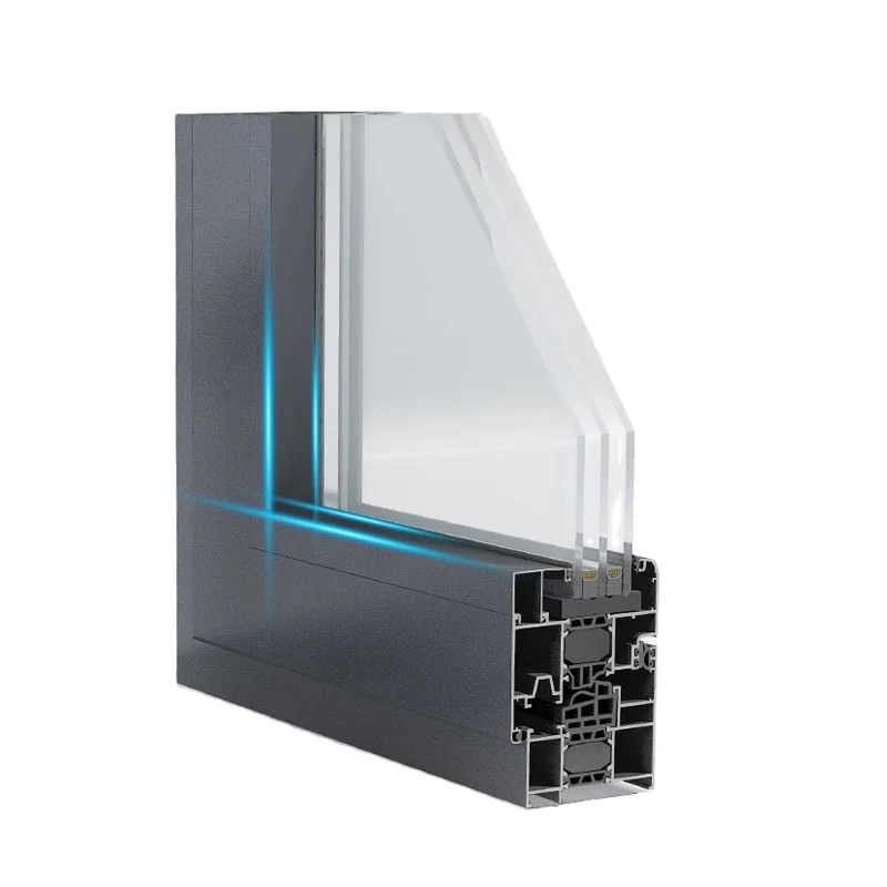 Weidun VD80XS Customization Soundproof  Broken Bridge Aluminum Frame Modern Design With Residence And Villas