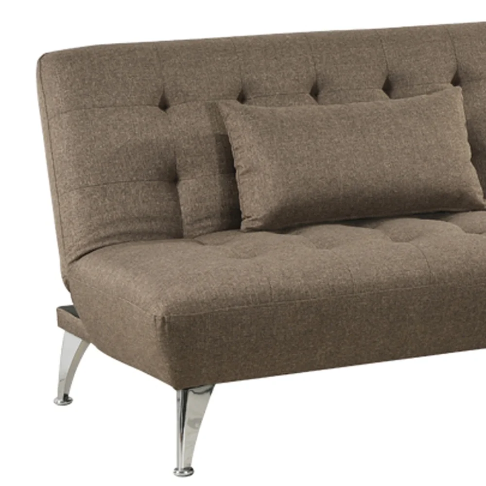 
Classic modern convertible tufted cushion L shaped corner living room futon sleeper sofa cum bed for any living space 