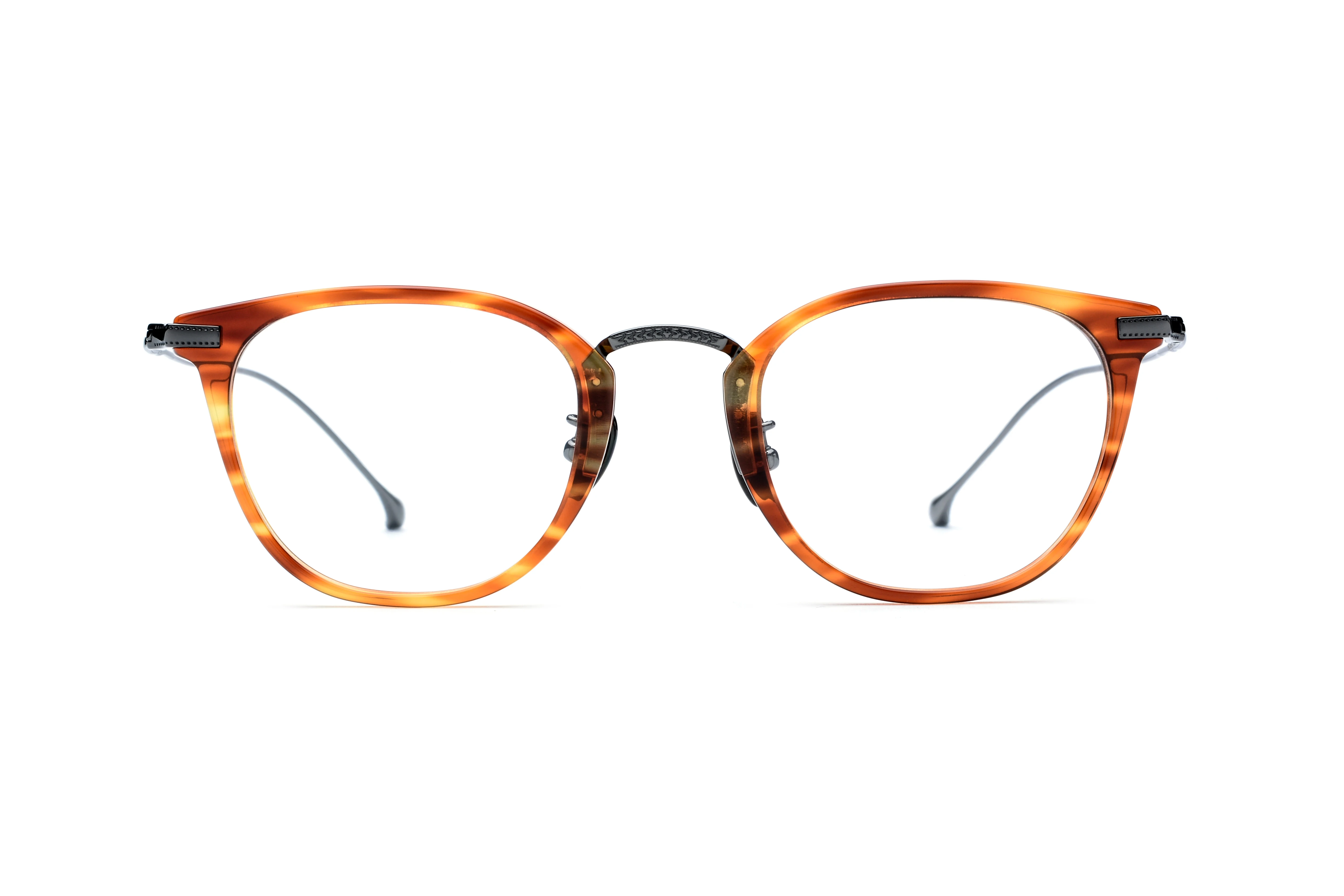 Jheyewear beta titanium temples acetate frame tortoise colorful round classic high end glasses frames