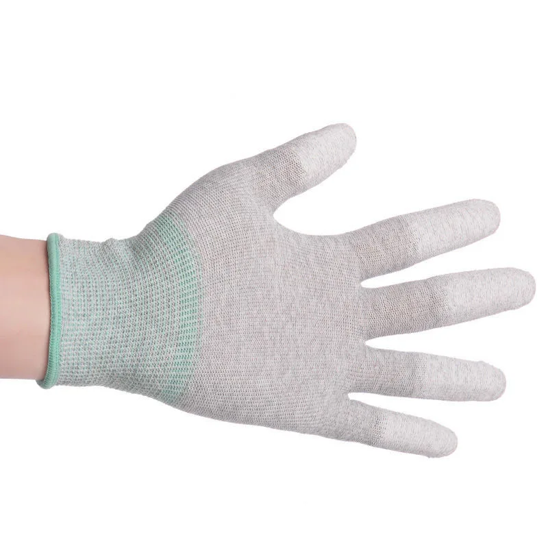 High Quality Material Breathable Comfort Best ESD Gloves In Electronics Assembly
