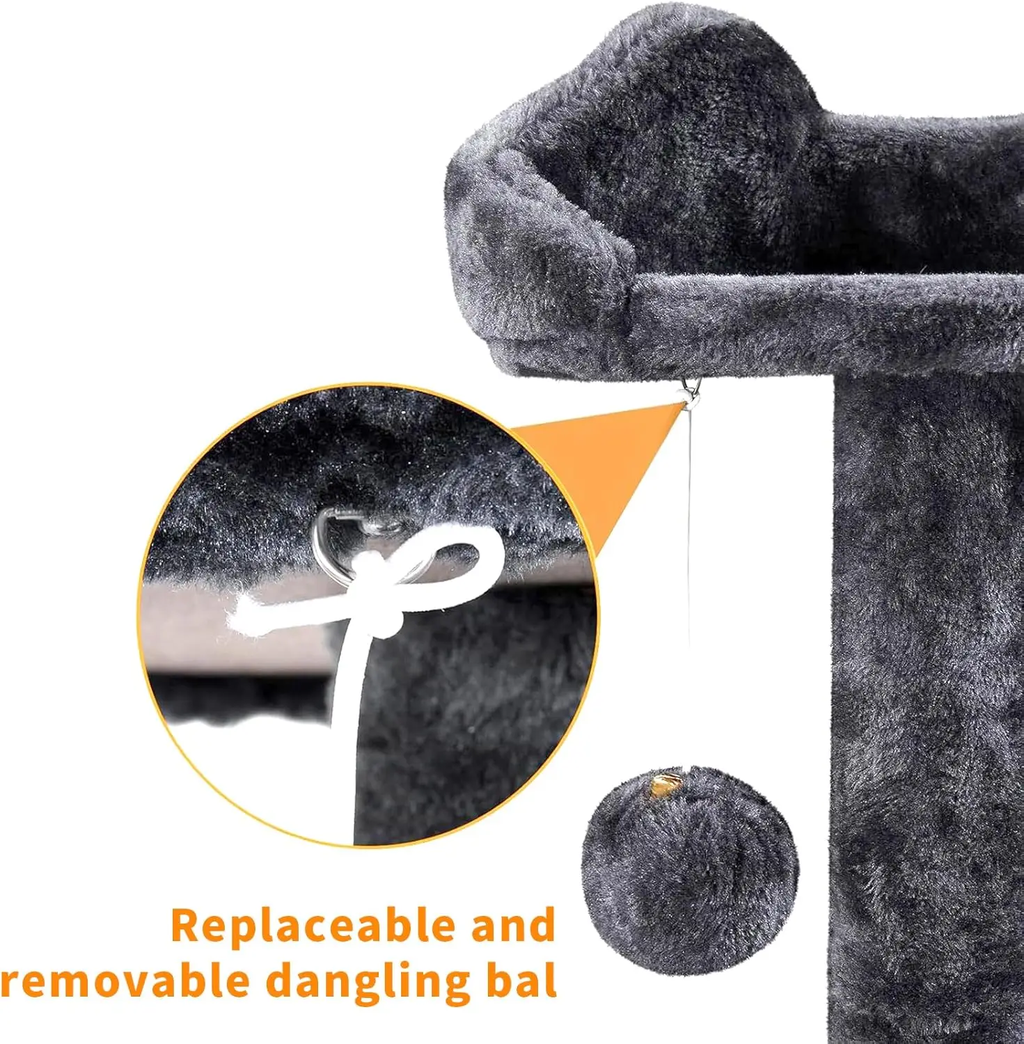 New Product Luxury Cozy Large Cat Tree House Condos Wooden Cat Sisal Rope Scratch Tree Tower for Many Cats