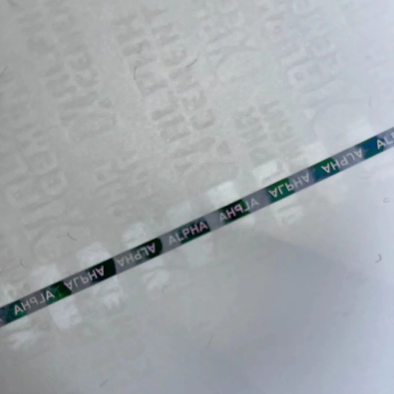 Customize Together Watermark and Windowed Security Thread Anti-counterfeiting Paper for  Lottery Paper Certificate Paper